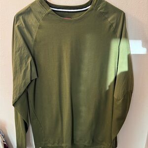 Nike Olive Green Crew Neck Tee
